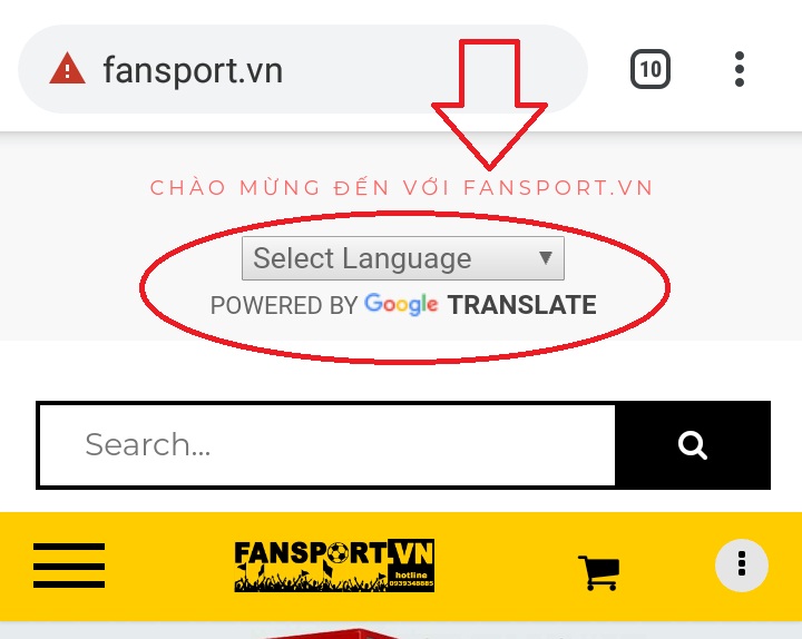 Instructions for english users