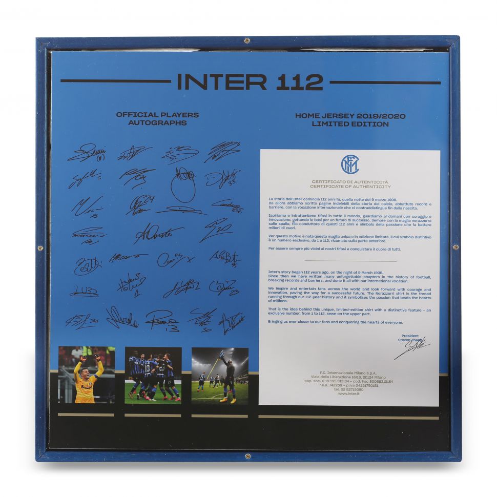 Inter Milan ra mắt hộp áo phiên bản giới hạn kỉ niệm 112 năm thành lập