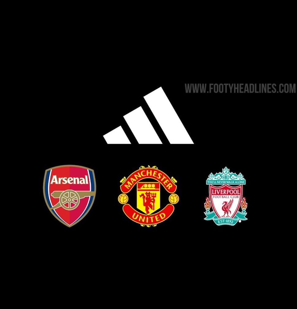 Adidas muốn tài trợ cho Arsenal, Liverpool và ManUtd từ 2025