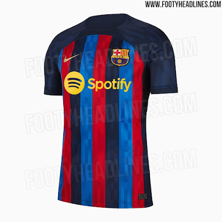 Áo Barcelona không có logo nhà tài trợ Spotify ?