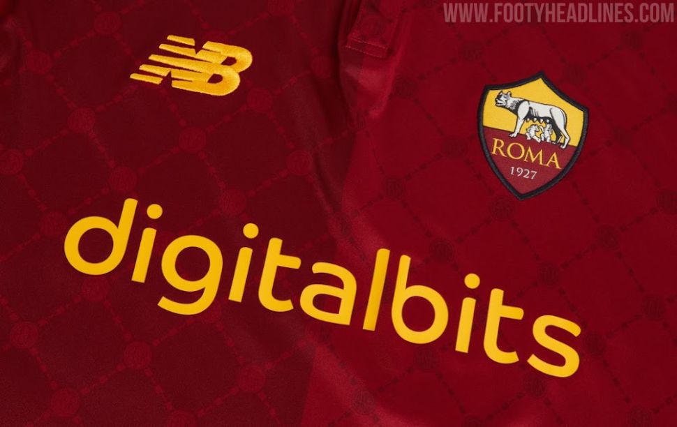 AS Roma chính thức ra mắt áo sân nhà 2022-2023