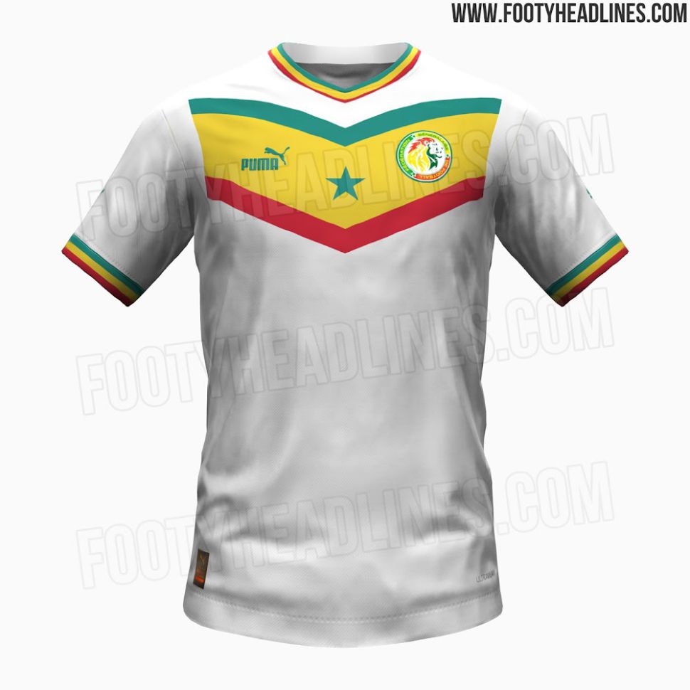 Hình ảnh áo Senegal dùng ở World Cup 2022