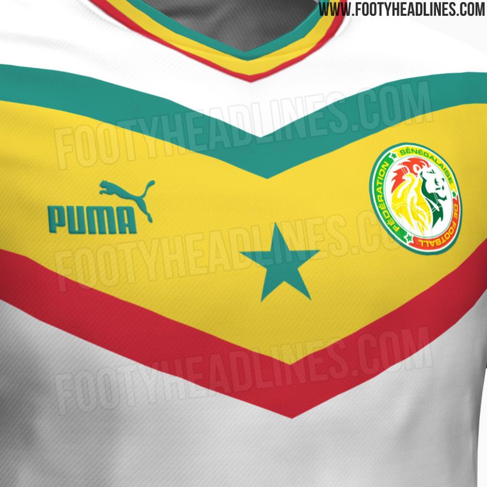 Hình ảnh áo Senegal dùng ở World Cup 2022