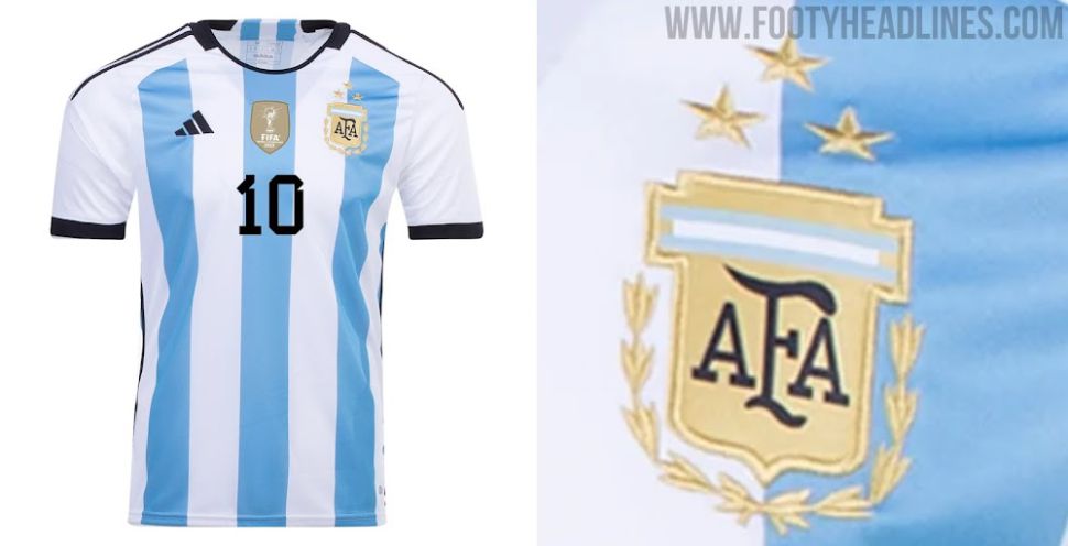 Lộ video sản xuất áo Argentina phiên bản 3 ngôi sao