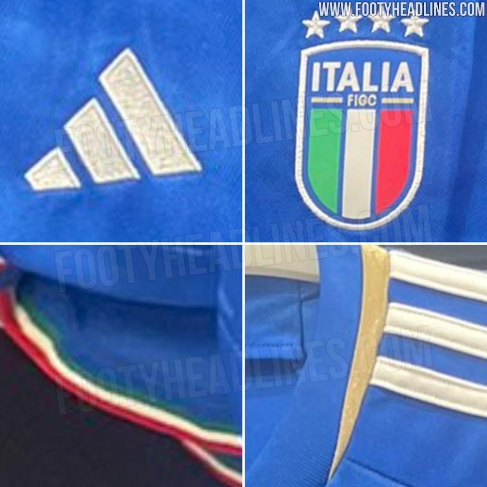 Rò rỉ hình ảnh áo Italy với nhà tài trợ Adidas
