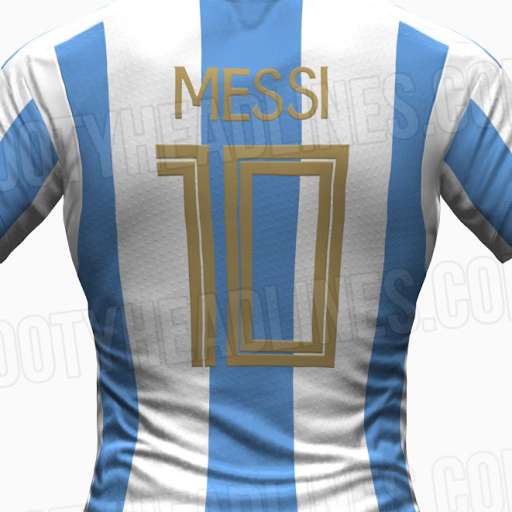 Rò rỉ hình ảnh áo sân nhà Argentina 2024