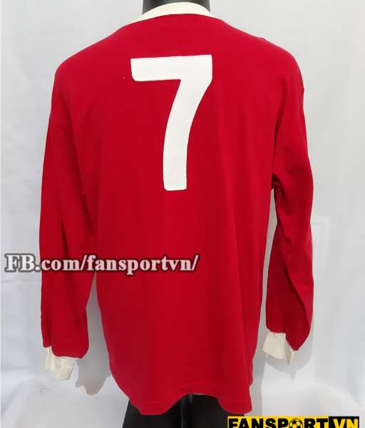 Áo đấu #7 Manchester United FA cup final 1963 home shirt jersey red