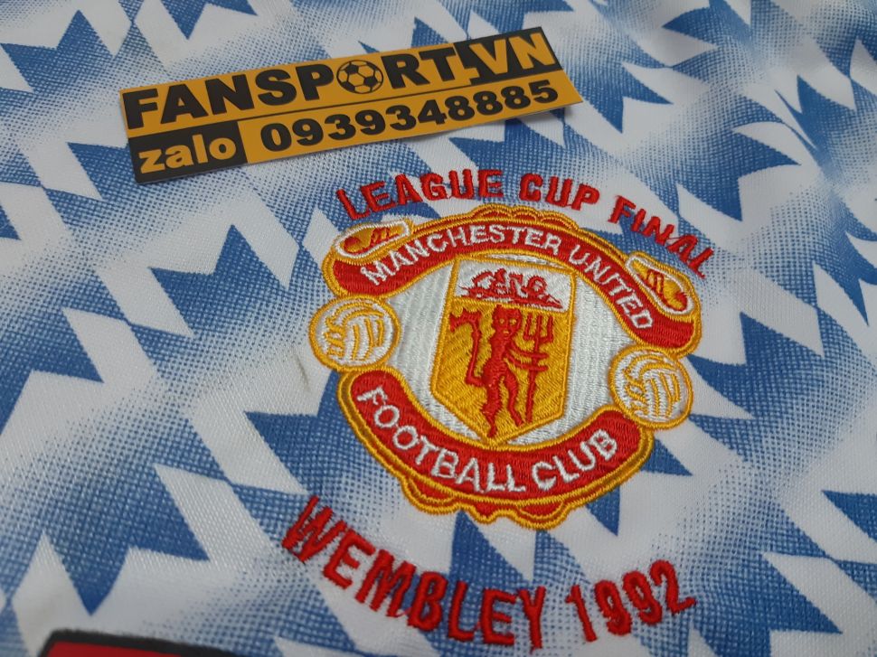 Áo đấu Manchester United League Cup Final 1992 away shirt jersey