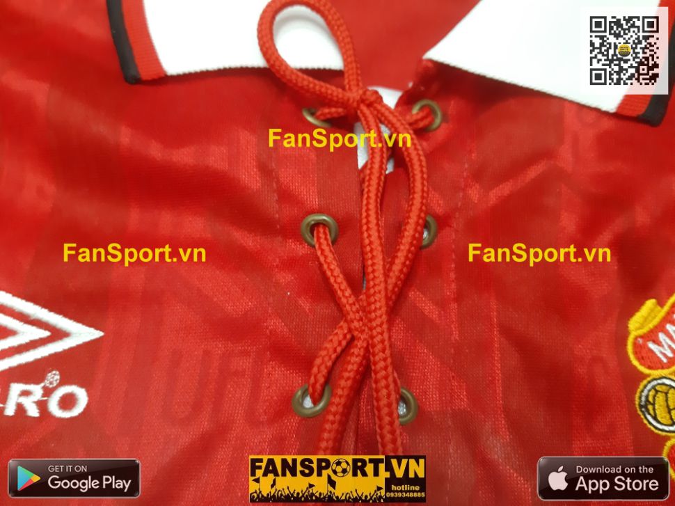 Áo đấu Manchester United FA Cup Final 1994 home shirt jersey red BNWT