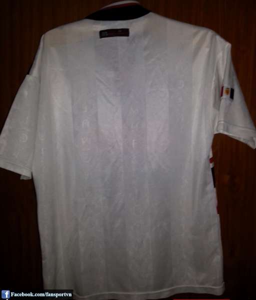Áo đấu Manchester United 1997-1999 away shirt jersey white