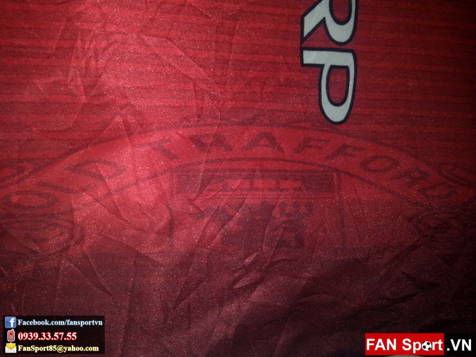 Áo đấu Manchester United 1996-1998 home shirt jersey red