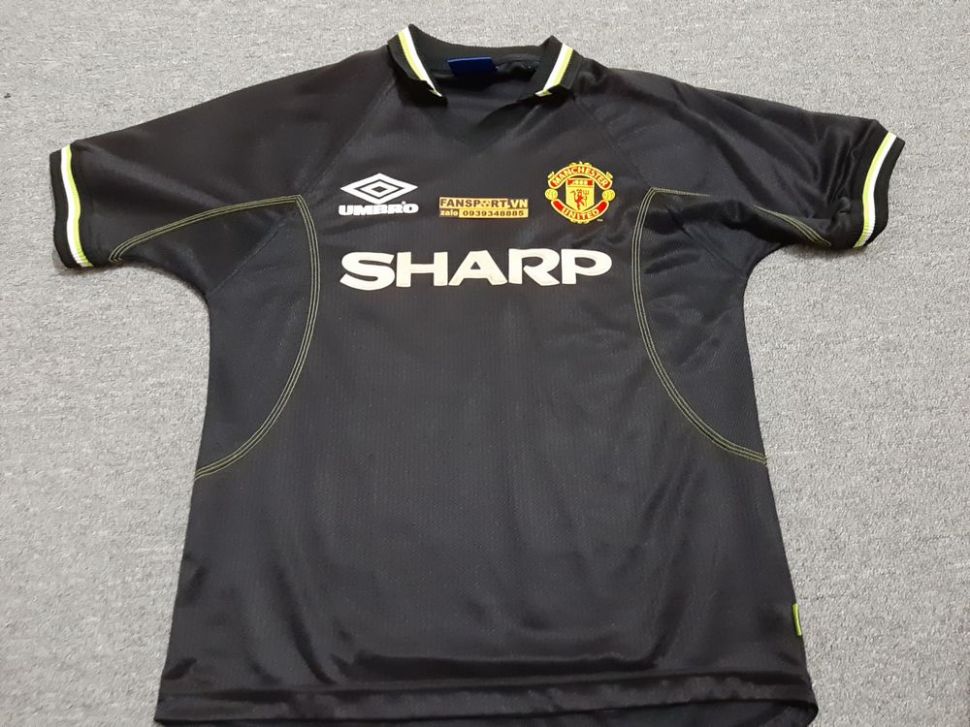 Áo đấu Manchester United 1998-1999 third shirt jersey black