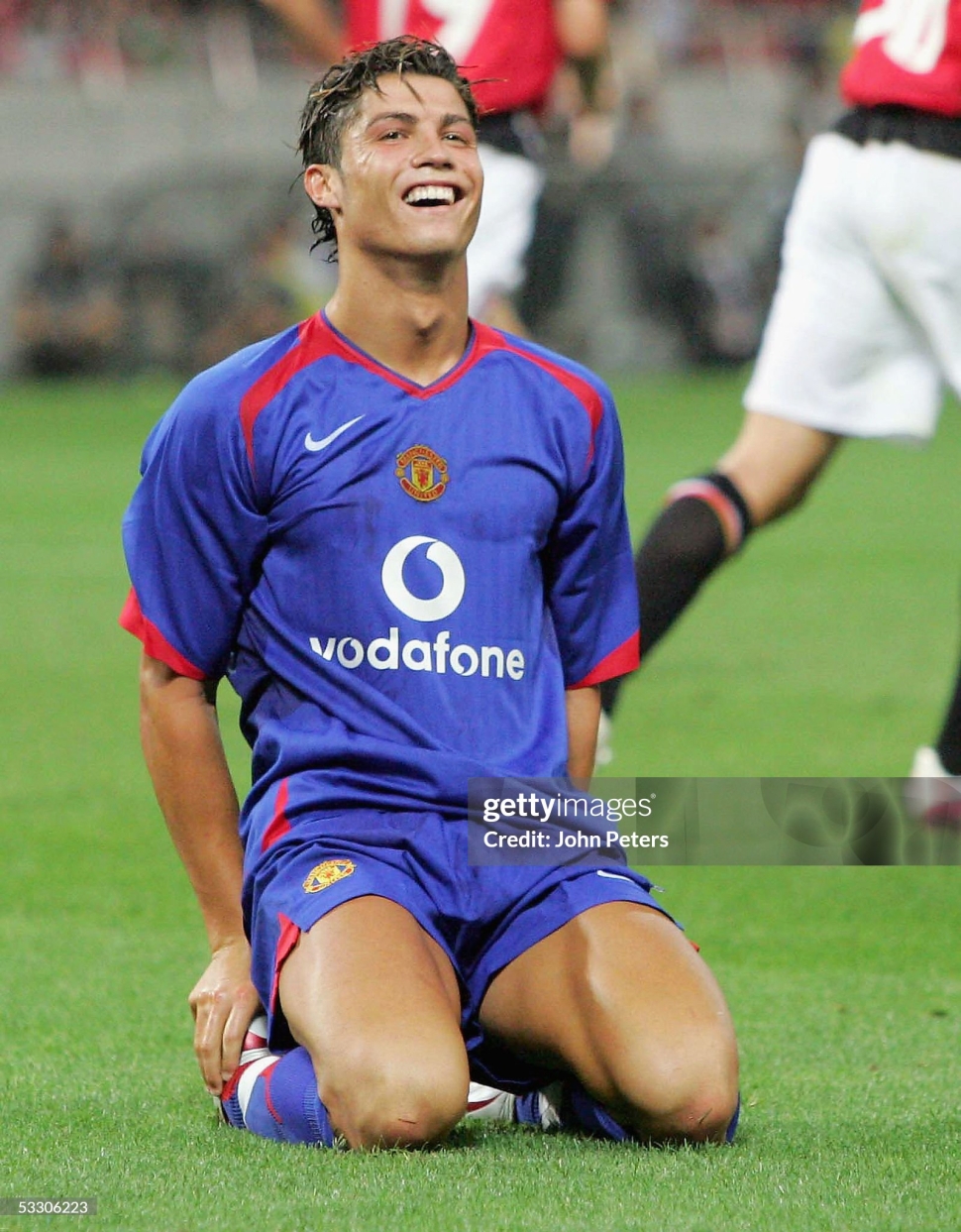 Áo đấu Manchester United 2005-2006 away shirt jersey blue 195597 Nike