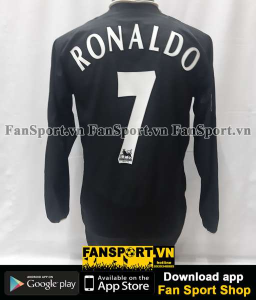 Áo Ronaldo 7 Manchester United FA Cup Final 2005 away shirt jersey