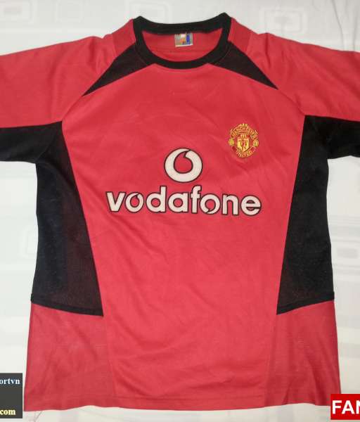 Áo Manchester United 2002-2004 home red shirt jersey
