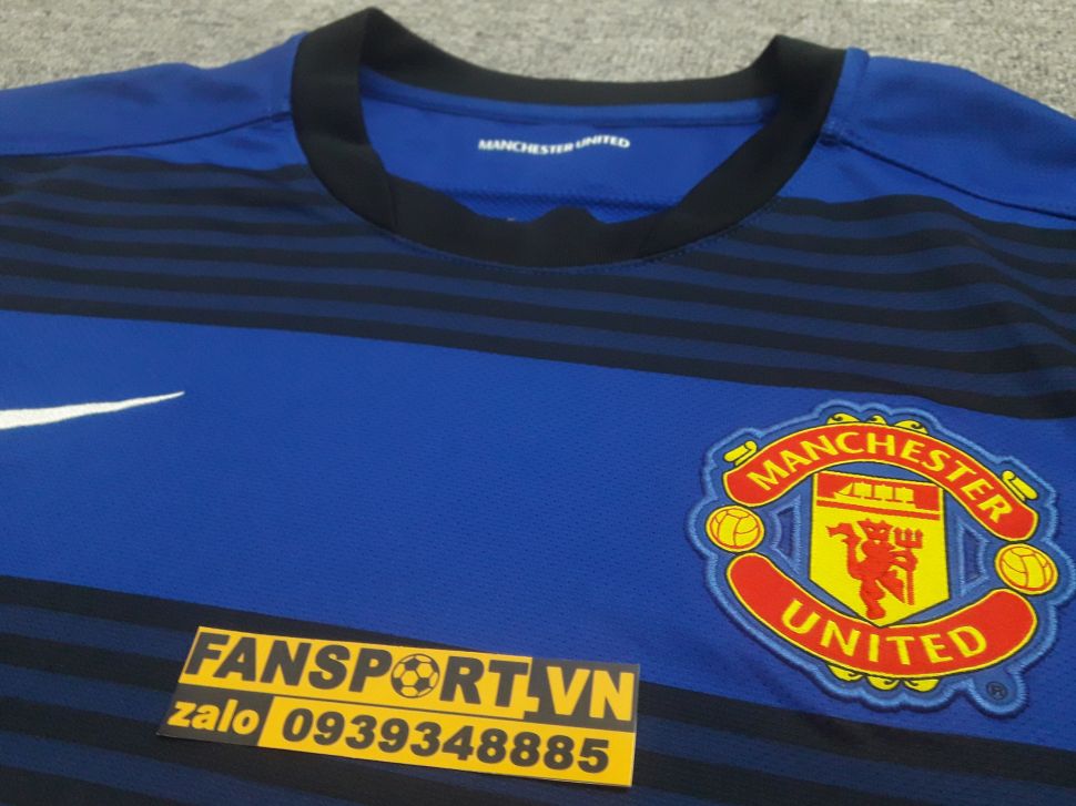Áo đấu Manchester United 2011-2012 away shirt jersey blue