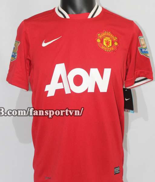 Áo đấu Manchester United 2011-2012 home Champions 19 shirt jersey