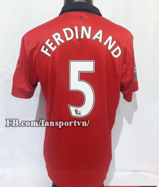 Áo đấu Ferdinand #5 Manchester United Testimonial 2013 home shirt red