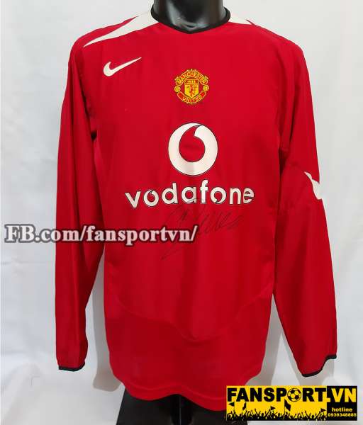 Áo đấu chữ ký Ronaldo #7 Manchester United 2004-2006 home shirt jersey