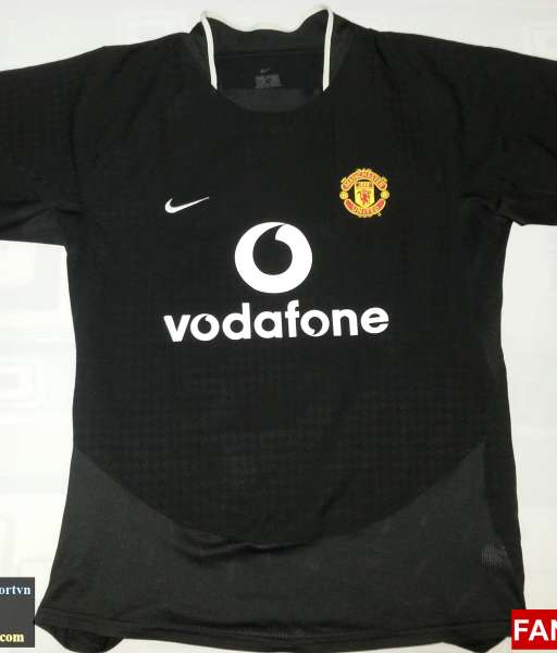 Áo đấu Ronaldo #7 Manchester United 2003-2005 away shirt jersey black