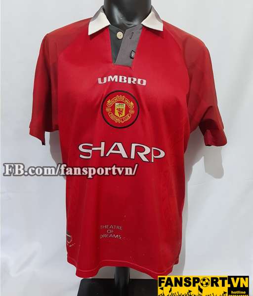 Áo đấu Beckham #7 Manchester United 1996-1998 home shirt jersey red