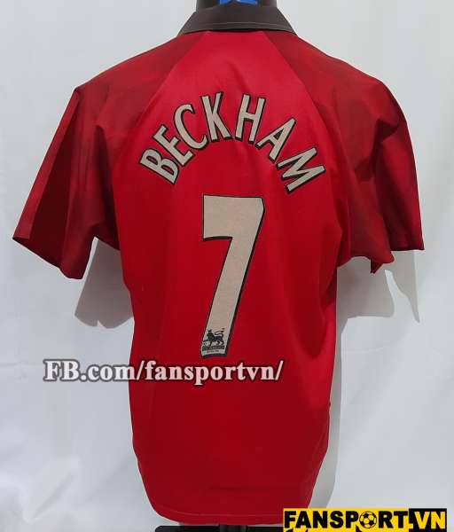 Áo đấu Beckham #7 Manchester United 1996-1998 home shirt jersey red