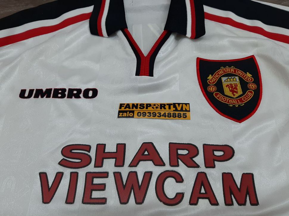 Áo đấu Beckham #7 Manchester United 1997-1998-1999 away shirt jersey