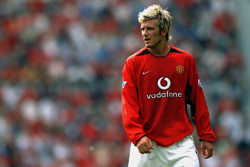 Áo đấu Beckham 7 Manchester United 2002-2004 home shirt jersey red