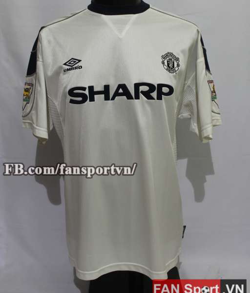 Áo đấu Giggs #11 Manchester United 1999-2000 third shirt jersey white