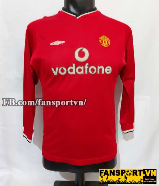 Áo đấu Giggs #11 Manchester United 2000-2002 home shirt jersey red