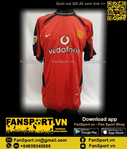 Áo đấu Giggs 11 Manchester United 2002 2003 2004 home shirt jersey red