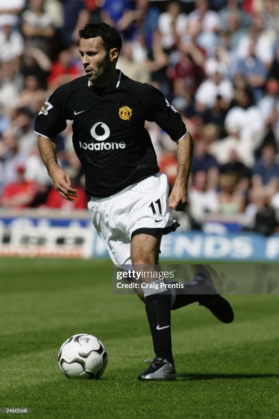 Áo đấu Giggs 11 Manchester United 2003-2005 away shirt jersey 491681