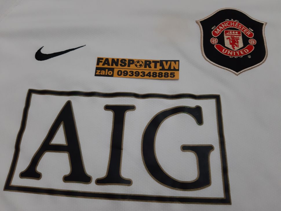 Áo đấu Giggs #11 Manchester United 2006-2007 away shirt jersey white
