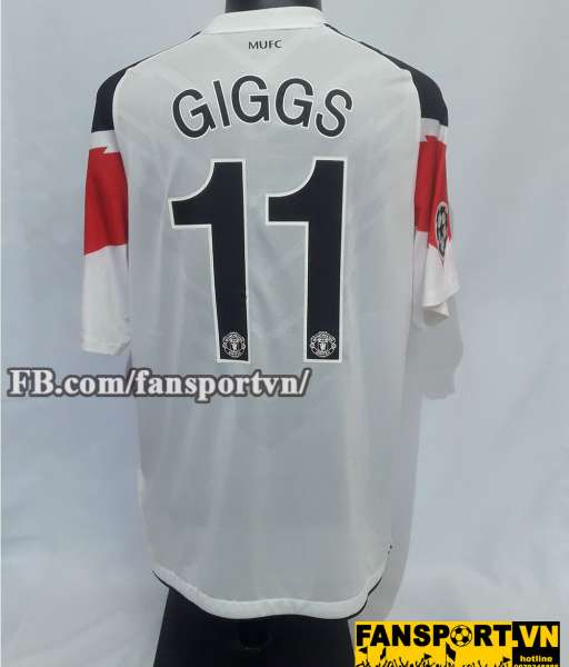 Áo đấu Giggs #11 Manchester United Champion League Final 2011 shirt