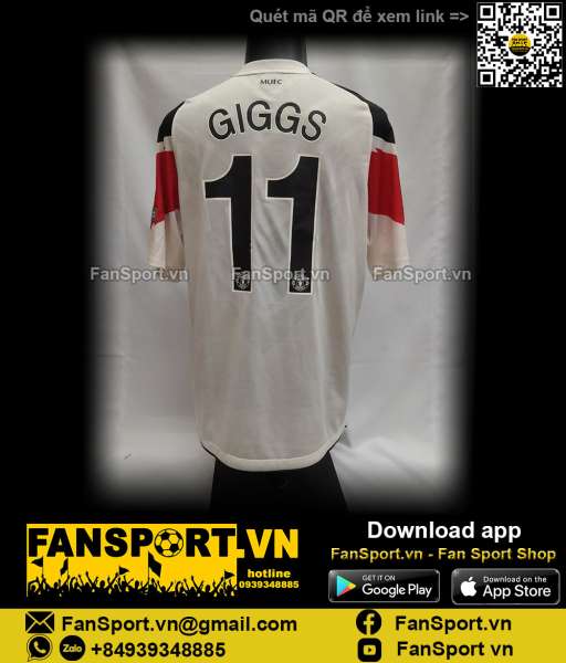 Áo đấu Giggs 11 Manchester United Champion League Final 2011 shirt