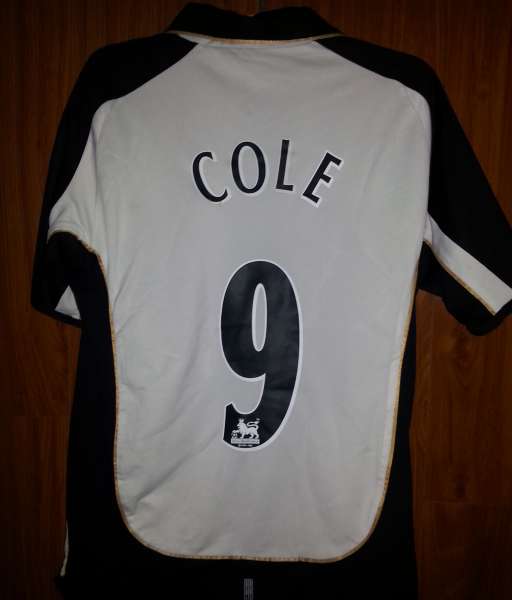 Áo đấu Cole #9 Manchester United 2001-2002 away third shirt jersey 100