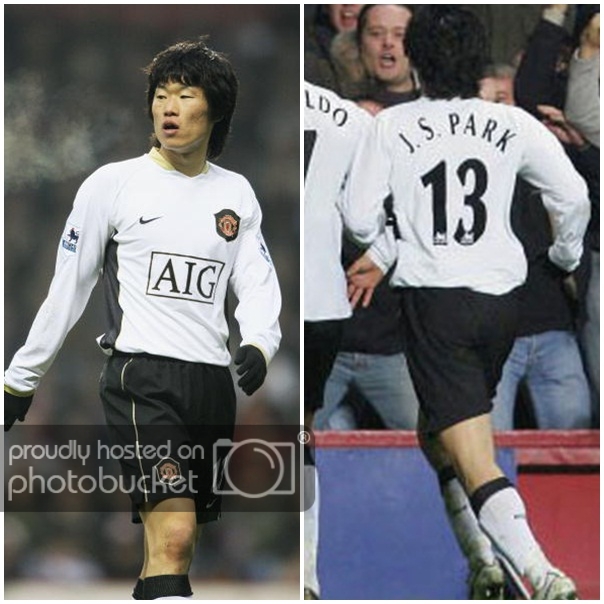 Áo đấu Park Ji-Sung #13 Manchester United 2006-2007 away shirt jersey
