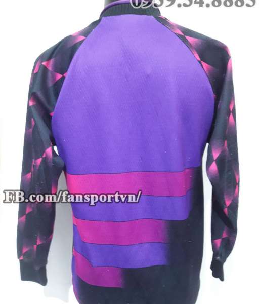 Áo Manchester United 1996-1997 away goalkeeper shirt jersey purple