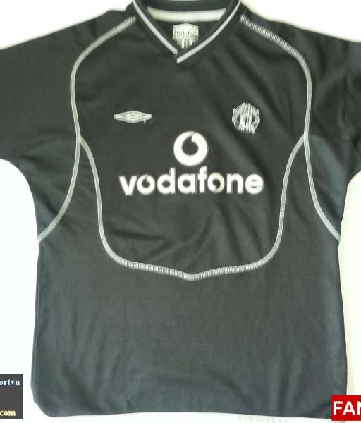 Áo Barthez #1 Manchester United 2000-2002 home goalkeeper shirt jersey