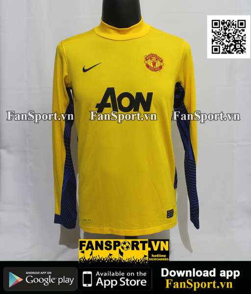 Áo De Gea 1 Manchester United 2011-2012 away goalkeeper shirt 423964