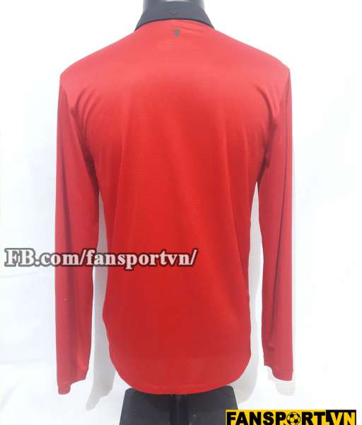 Áo đấu Manchester United 2013-2014 home shirt jersey red long