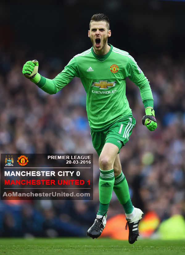 Áo De Gea #1 Manchester United 2015-2016 home goalkeeper shirt green