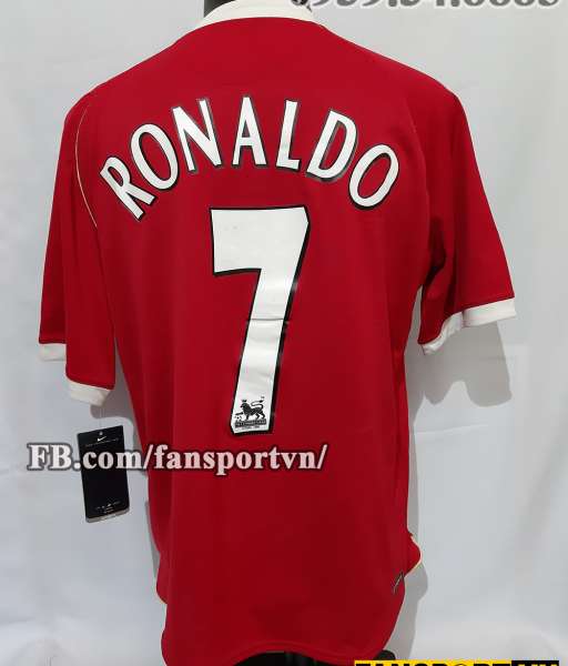 Áo đấu Ronaldo #7 Manchester United 2006-2007 home shirt jersey red