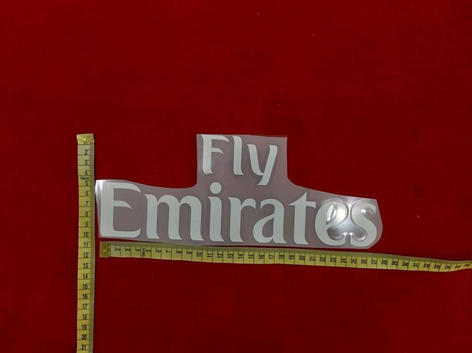 Decal White Fly Emirates Sponsor Logo Fan Version Fansport Vn