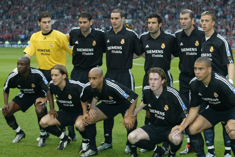 Áo đấu Beckham #23 Real Madrid 2002-2003 away shirt jersey black