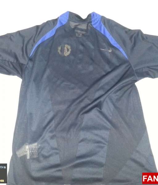 Áo tập Manchester United 2005-2006 training shirt jersey blue