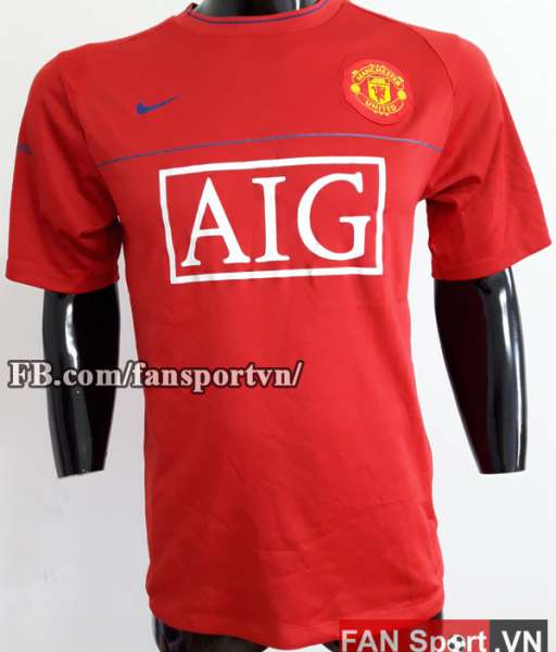 Áo tập Manchester United 2008-2009 training shirt jersey red