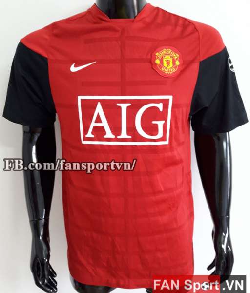 Áo tập Manchester United 2009-2010 training shirt jersey red