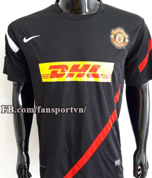 Áo tập Manchester United 2011-2012 training shirt jersey black