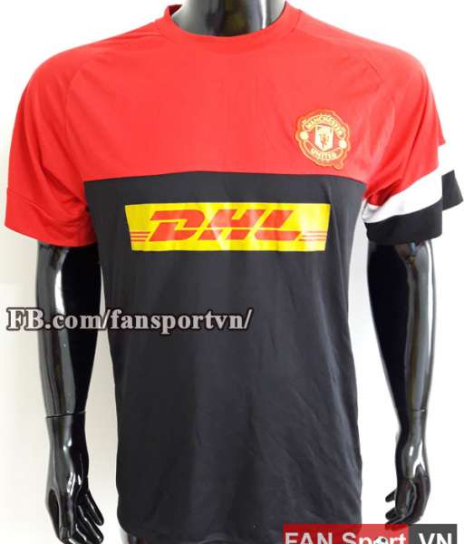 Áo tập Manchester United 2012-2013 training shirt jersey black red